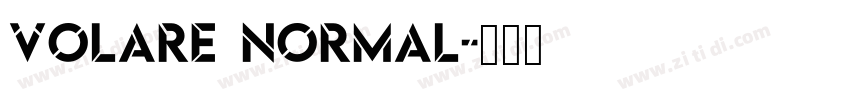VOLARE Normal字体转换
